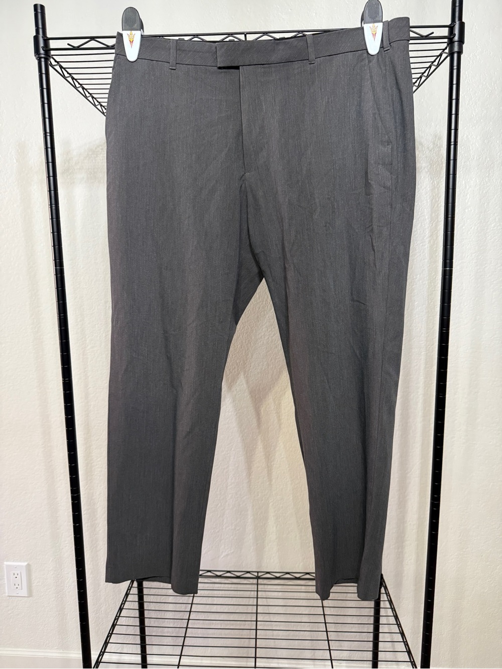 Van Heusen Men's Dress Pants in Charcoal Gray